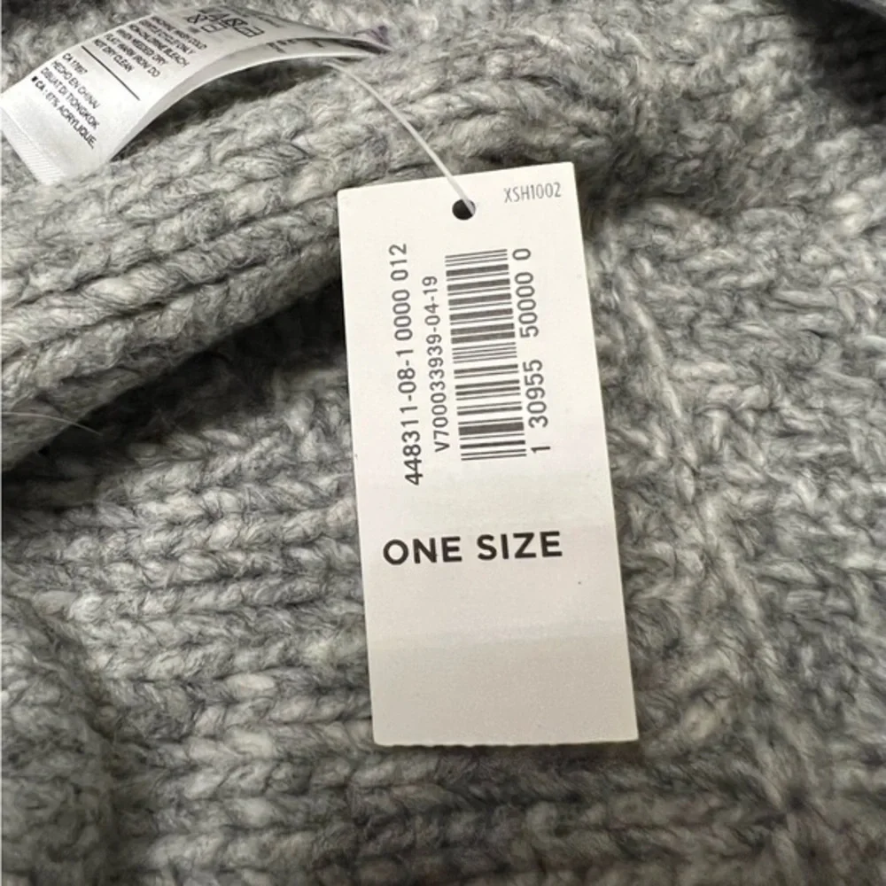 🎁 NWT Old Navy Gray Fisherman Knit Aran Infinity Scarf